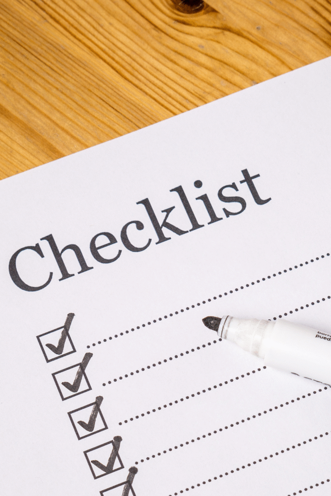 chacklist