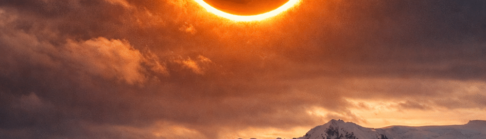 Illustrative Image of the 2026 Annular Solar Eclipse