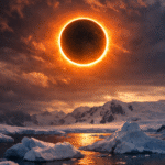 Illustrative Image of the 2026 Annular Solar Eclipse