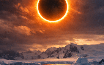 Illustrative Image of the 2026 Annular Solar Eclipse